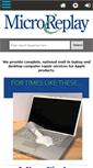 Mobile Screenshot of microreplay.com