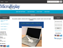 Tablet Screenshot of microreplay.com